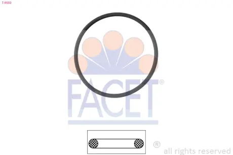 Прокладка термостату FACET 7.9550 (фото 1)