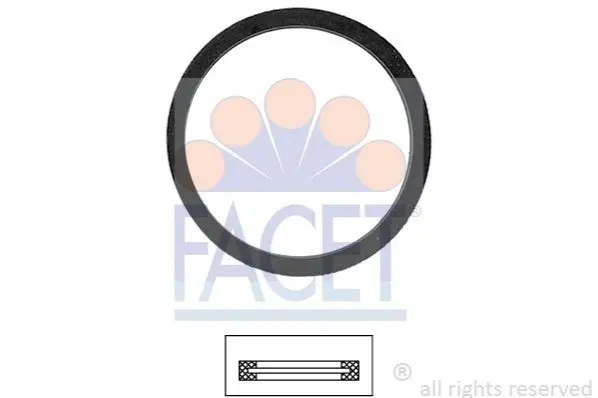 Кільце ущільнювача термостата Lexus Rx (ggl1_, gyl1_, agl1_) 450h (gyl10_) (08-15) Facet FACET 7.9569 (фото 1)