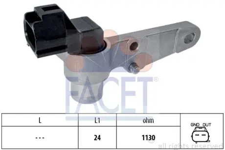 Датчик обертів коленвала Toyota Camry 2.2 (sxv20_) (96-01) Facet FACET 9.0264
