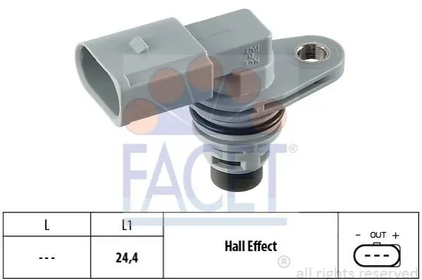 Датчик розподілвалу Audi /Seat/Skoda FABIA, OCTAVIA 1.0-3.6, 95- FACET 9.0368 (фото 1)