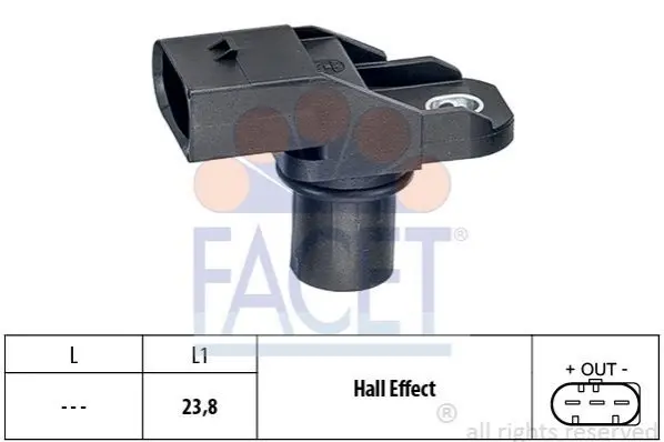 Датчик обертів коленвала Bmw 3 330 d (07-13) Facet FACET 9.0518 (фото 1)