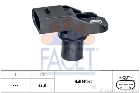 Датчик обертів коленвала Bmw 3 330 d (07-13) Facet FACET 9.0518