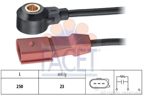 Датчик детонації Seat Leon 1.8 20v (99-06) FACET 9.3035