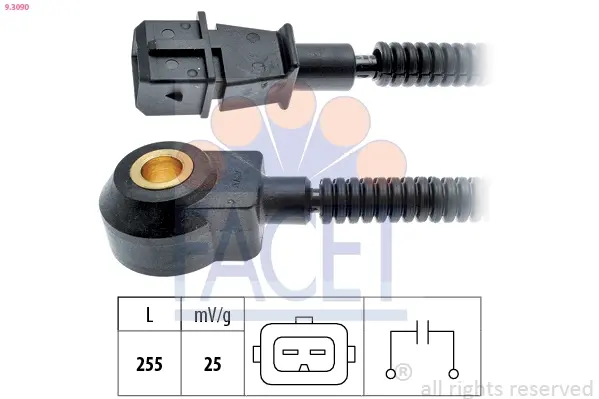 Датчик детонации KIA/Hyundai (99-) (9.3090) Facet FACET 93090 (фото 1)