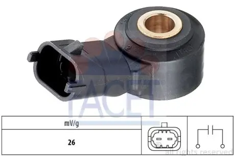 Датчик детонации Smart Fortwo cabrio 0.7 (450.433) (04-07)  FACET 9.3114