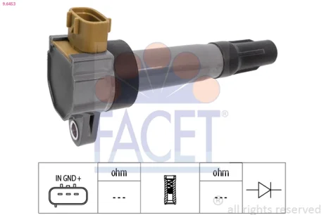 Котушка запалення FACET 9.6453