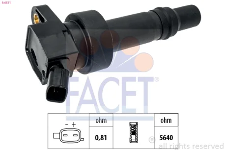 Котушка запалення FACET 9.6511