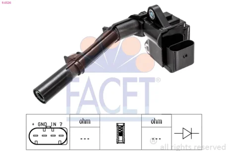 Котушка запалення FACET 9.6526