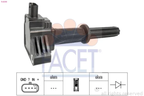 Котушка запалення FACET 9.6544