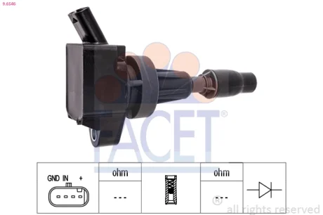 Котушка запалення FACET 9.6546