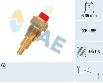 Термовимикач вентилятора радіатора FAE 37620