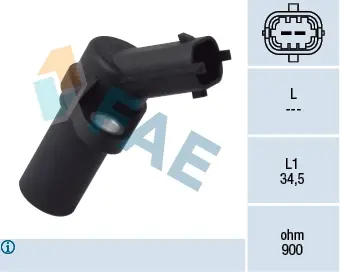 Датчик колінвалу Z14XEP FAE 79093 (фото 1)