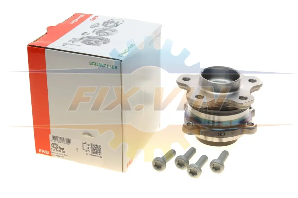 Підшипник маточини (задньої) BMW X5 (G05/F95)/X6 (G06/F96) 18-, (F-585580.20) FAG 713 6497 30 (фото 1)