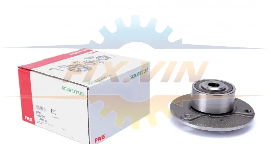 Підшипник маточини (передньої) Smart 0.6/0.7/1.0i/0.8CDI 07- FAG 713 6680 60 (фото 1)