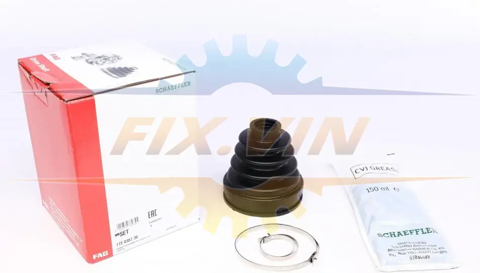 Пильовик ШРУС внутр. OPEL, NISSAN (вир-во) FAG 772 0387 30 (фото 1)