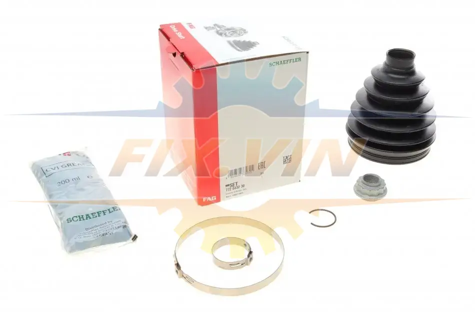 Пильник ШРКШ (зовнішній) VW T5 03-15/T6 15- (30.5x104x125) (к-кт) FAG 772 0432 30 (фото 1)