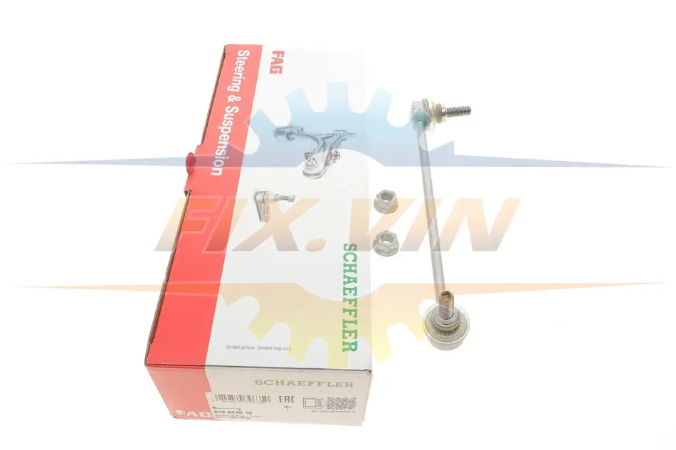 Тяга стабілізатора (переднього) Smart Fortwo 07- FAG 818 0439 10 (фото 1)
