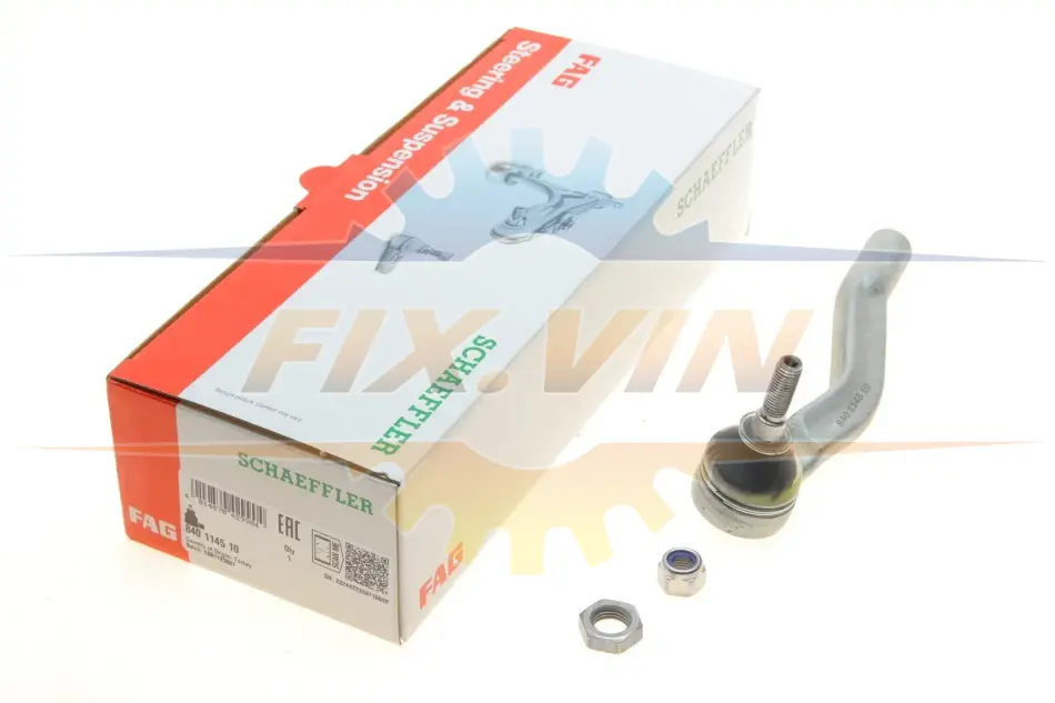 Наконечник тяги рульової (R) Renault Clio/Captur/Zoe 12- FAG 840 1145 10 (фото 1)