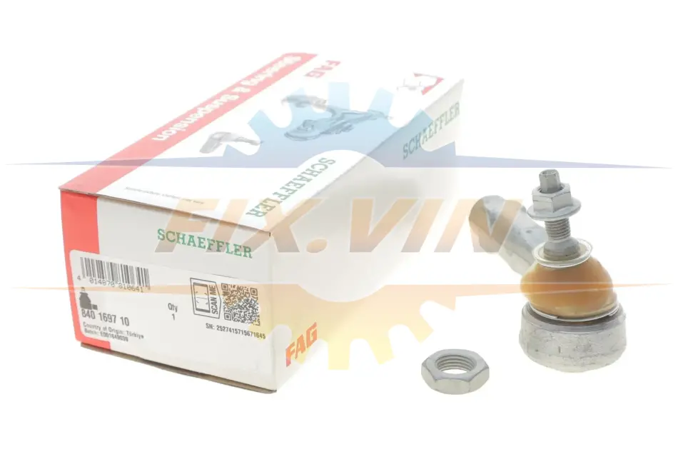 Наконечник тяги рульової (R) Hyundai i30 16-/Kia Ceed 18- FAG 840 1697 10 (фото 1)
