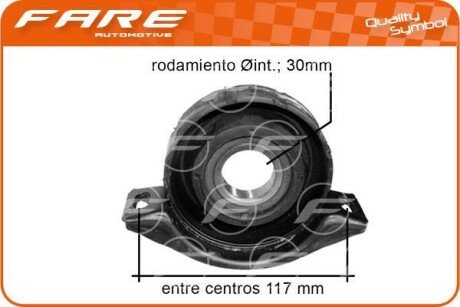 Пiдшипник пiдвiсний Fare 1698