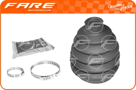 Пильовик ШРКШ зовн. 25x86x120 VW Golf V/Touran 03-/Passat 05-/Caddy 04-/Audi A3 03-/Skoda Octavia 04-/Seat Altea/Toledo 04-/Leon 05- FARE K1874