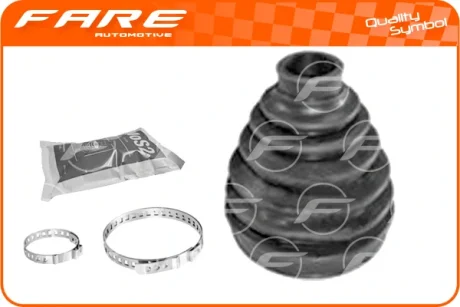 Пильовик ШРКШ зовн. 29x100x129 NISSAN X-TRAIL (T31), NISSAN QASHQAI / QASHQAI +2 (J10, JJ10), NISSAN DUALIS (J10, JJ10), Q5 (8R) FARE K9690