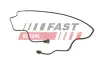 Патрубок системи охолодження volvo s60 i 00> бачка розшир v70 xc70 s80 FAST FT00240 (фото 1)