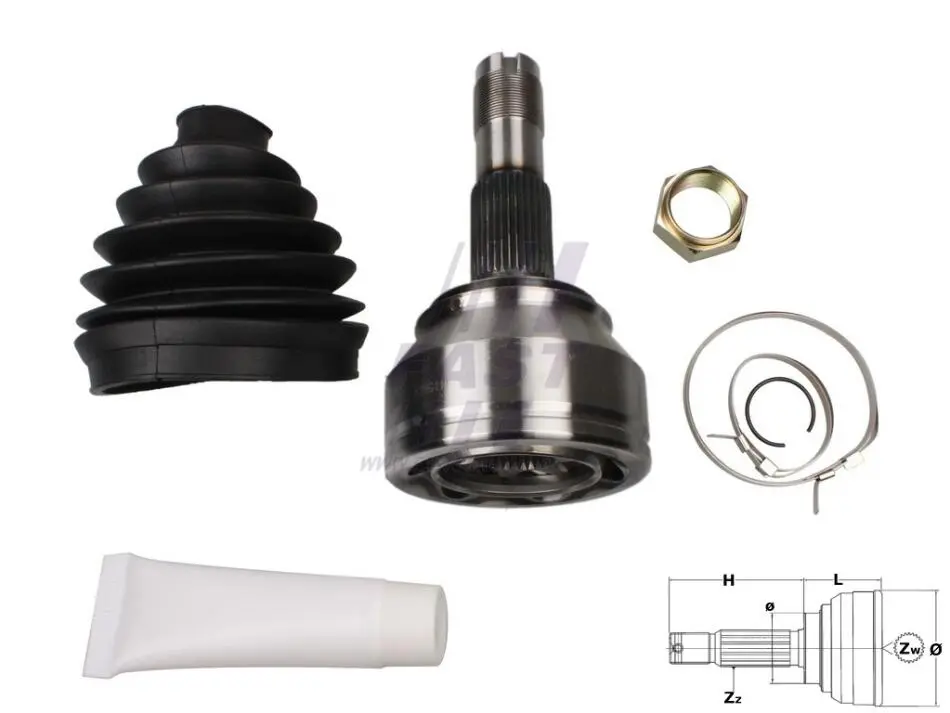 ШРУС наружный Citroen Jumper 2.2HDI 06- Fast FAST FT25078K (фото 1)