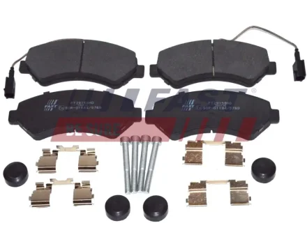 Колодки Гальмівні FIAT Ducato 06- Перед 2-Датчики 17Q Heavy 11- Spring 74Mm FAST FT29158HD