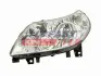 Фара лев. электр. рег. Fiat Ducato (06-) H7+H1 Fast FAST FT85789 (фото 1)