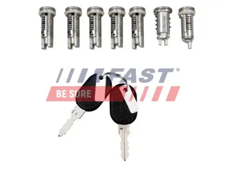 Серцевина дверного замка з ключем (к-кт) Fiat Ducato 2.5 D 94-02 FAST FT94107