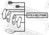 Прокладка тормозных колодок антискрип FEBEST 0103-HDJ100R (фото 2)