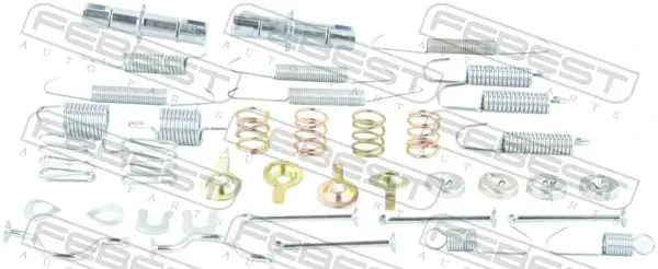 Пружинка тормозных колодок FEBEST 0104-GRJ150RKIT (фото 1)