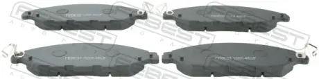 Колодки тормозные передние FEBEST 0201-R52F