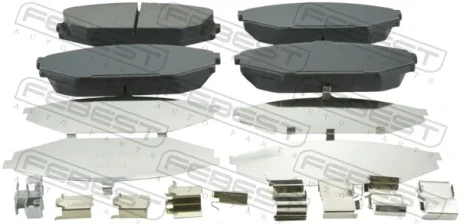 Колодки тормозные передние комплект FEBEST 0301-YD1F