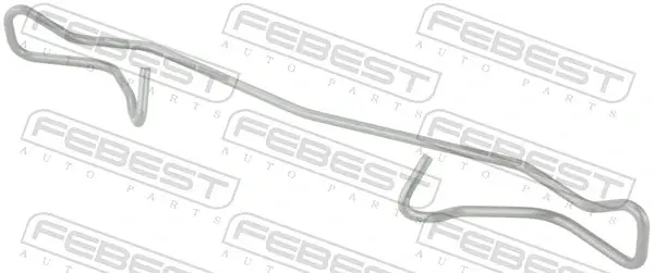 Пружина прижимная тормозных колодок FEBEST 0303-001 (фото 1)