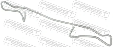 Пружина прижимная тормозных колодок FEBEST 0303-001