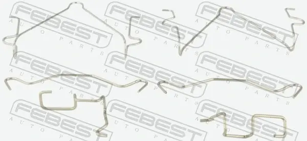 Монтажний комплект для дискових колодок FEBEST 0403K94WF (фото 1)