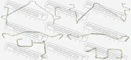 Монтажний комплект для дискових колодок FEBEST 0403K94WF