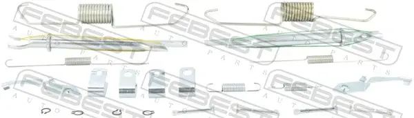 Пружинка тормозных колодок FEBEST 0404-KB4KIT (фото 1)