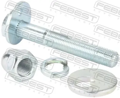 Болт з ексцентриком ремкомплект (болт,шайба, гровер, гайка) FEBEST 0429014KIT
