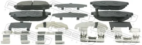 Колодки гальмівні FEBEST 0801G12R