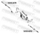 Трос стояночного тормоза FEBEST 1610-0447R (фото 2)