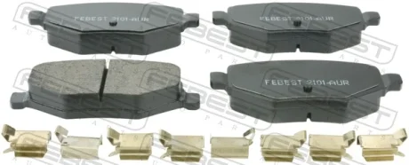 Колодки тормозные задние комплект FEBEST 2101-AUR
