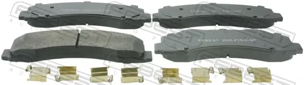 Колодки тормозные передние комплект FEBEST 2101-F150V2F (фото 1)