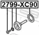Пробка сливная поддона двигателя FEBEST 2799-XC90 (фото 2)