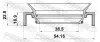 Сальник півосі 38.5x54.15x10.9x22.8 FEBEST 95HCS-40541123L (фото 2)