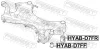 Сайлентблок рычага FEBEST HYAB-D7FF (фото 2)