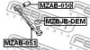 Пильовик кульової опори FEBEST MZBJB-DEM (фото 3)