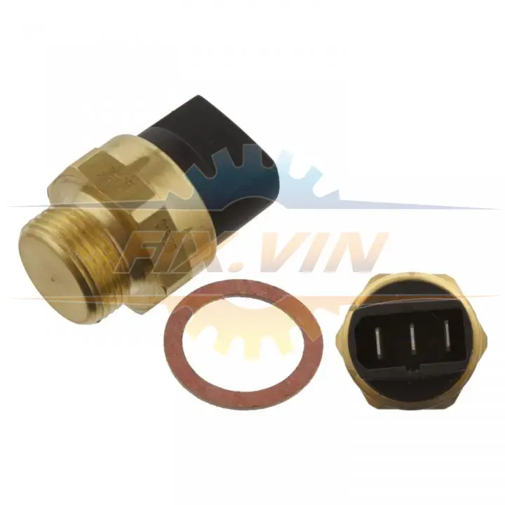 Датчик увімкнення вентилятора VW Caddy II 1.4-1.9TDi/MB Vito (W638) 95-04 (3 конт.) (102-92/95-84°C) FEBI BILSTEIN 01528 (фото 1)